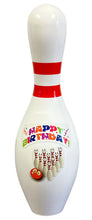 Load image into Gallery viewer, &quot;Happy Birthday Bash&quot; Bowling Pin - 10 Pins/Case -

