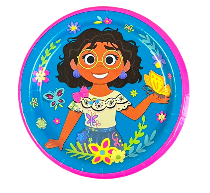 Disney Encanto 7in Plates - 8 Plates/Pack or 96 Plates/Unit