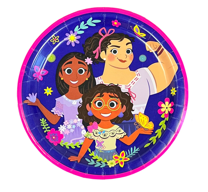 Disney Encanto 9in Plates - 8 Plates/Pack or 96 Plates/Case