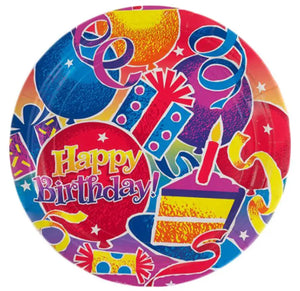 Birthday Fun  9" Plates - 500/Case  - Party Direct