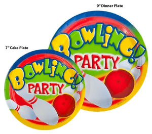 Bowling Party 9" Plates - 500/Case  - Party Direct