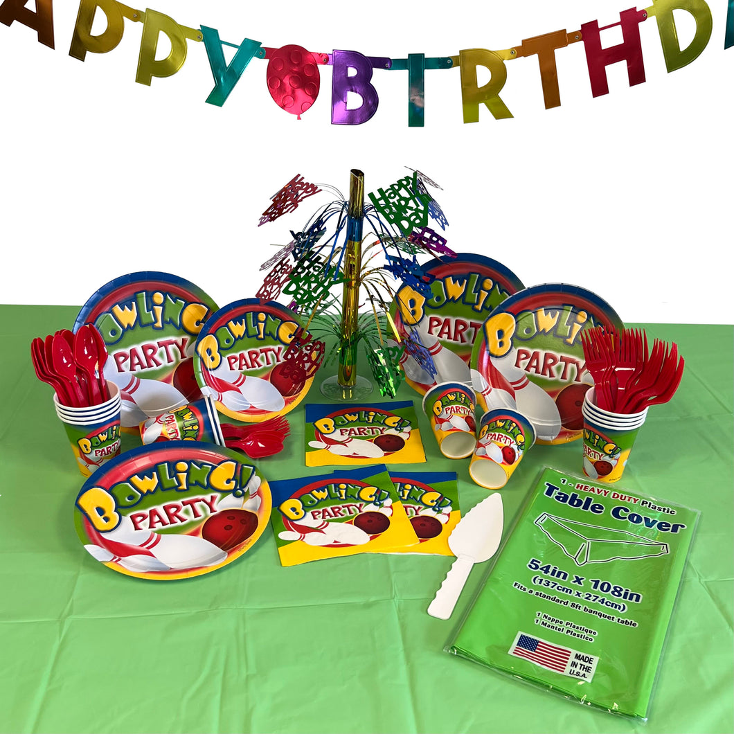 Bowling Party Birthday Deluxe Kit