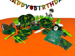 Camouflage Birthday Party Deluxe Kit