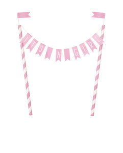 Cake Topper "It's A Girl" - 1 Each  - Party Direct