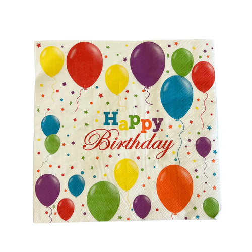 Birthday Balloon Jamboree - Luncheon Napkins - 100/Pack or 1,000/Case Party Direct