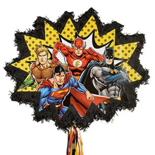 Load image into Gallery viewer, Justice League Pull-String Piñata - 1 Each Party Direct
