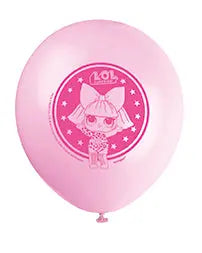 "LOL Surprise" 12" Latex Balloons, Assorted Colors - 8/Pack or 12Pks/Unit  - Party Direct