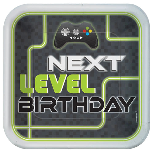 Level Up 9in Plate - Party Direct