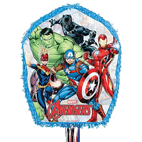 Marvel Avengers Pull-String Piñata - 1 Each Party Direct