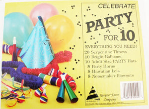 New Year's Kit for 10 - "Foil Party"  - Party Direct