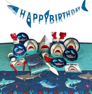 Shark Birthday Party Deluxe Kit