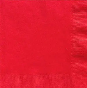 Solid Color Luncheon Napkins, 6.5" x 6.5" - Discontinued Party Direct