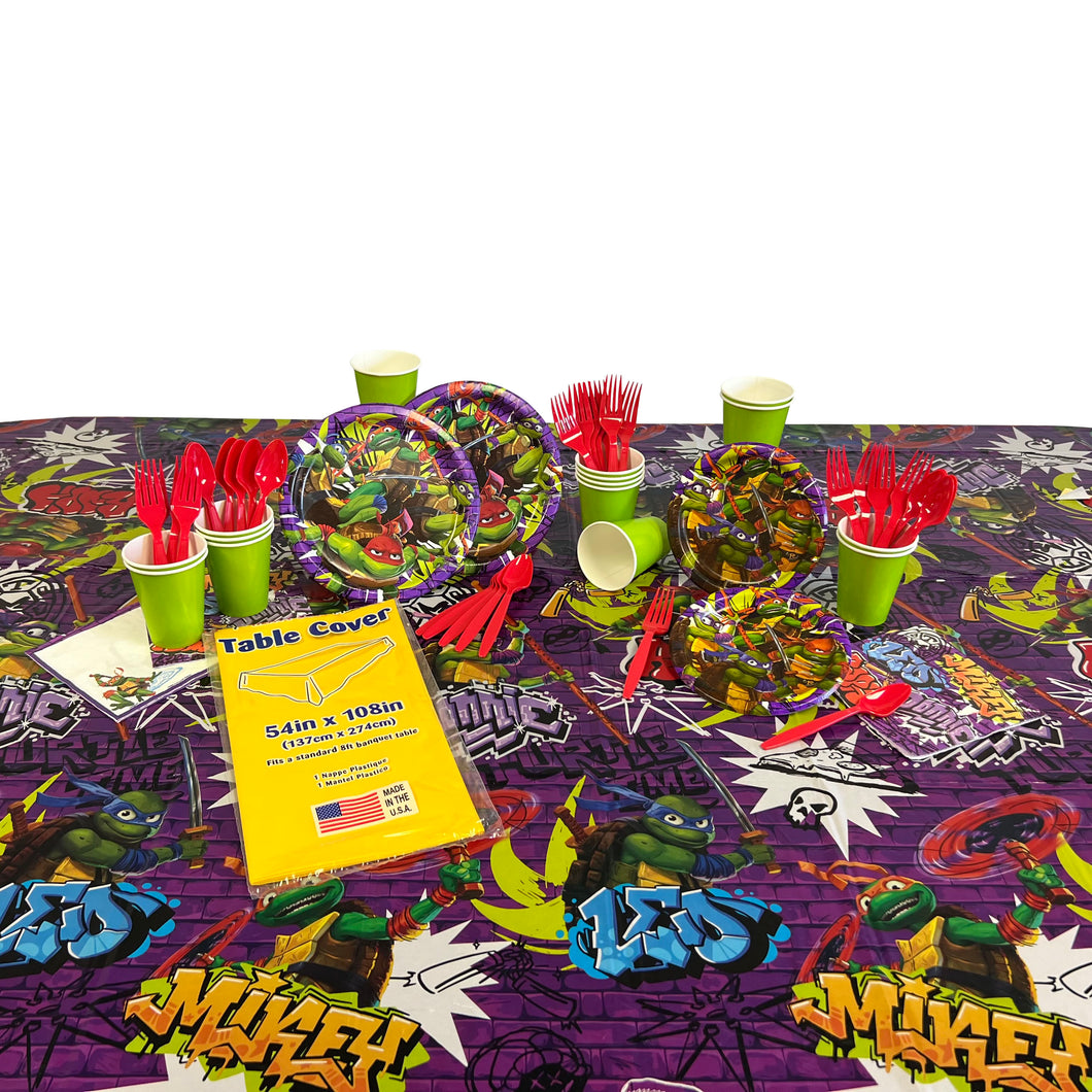 Teenage Mutant Ninja Turtle Party Kit for 8 or 16 Guests