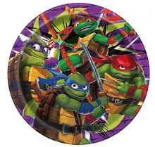 Load image into Gallery viewer, Teenage Mutant Ninja Turtles 7in Plates - 8 Plates/Pack or 96 Plates/Unit

