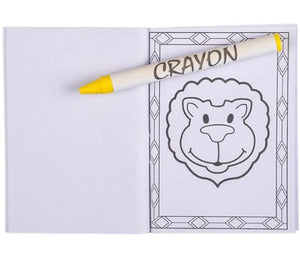 Zoo Animal Coloring Set with Crayons  - Party Direct