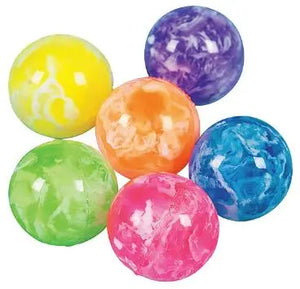 1" Marble HiBounce Balls, Astd Colors, 250pcs/Unit Party Direct