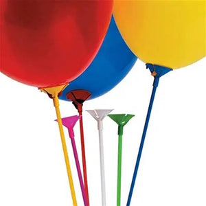 18" Balloon Sticks with Clips - 144/Pack  - Party Direct