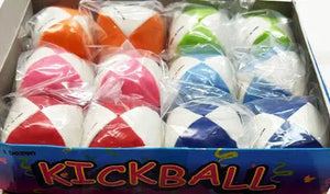 2" Hacky Sack Sport Ball, Astd Colors, 12pcs/Box Party Direct