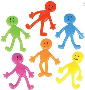 2.5" Stretchy Smiley Face, 12pcs/Pack Party Direct