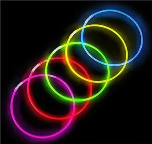 22" Assorted Color Glow Necklace - 50/Tube Party Direct