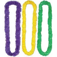 36" Poly Leis; Various Colors - 144/Case  - Party Direct