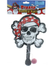 Load image into Gallery viewer, 9&quot; Pirate Paddle Ball, Sold by Each (Close Out) Party Direct
