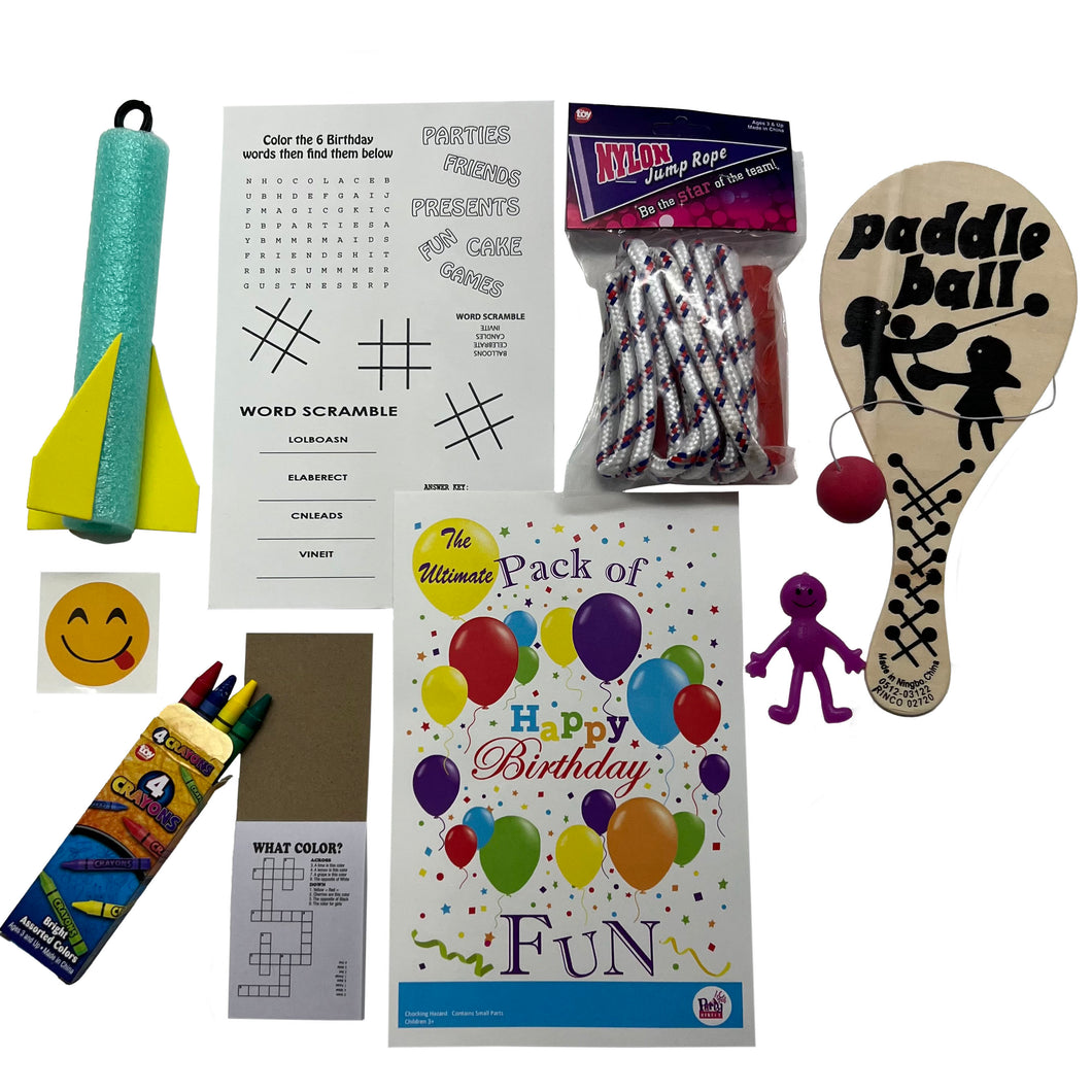 Birthday Balloon Jamboree Mega Fun Favor Bag - 50/Case