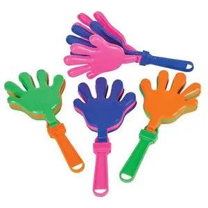 Assorted Hand Clappers, 7.5