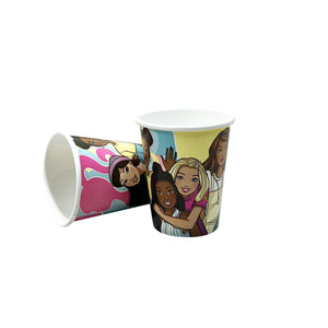 Barbie and Friends 9oz Cup - 8 Cups/Pack or 96 Cups/Unit