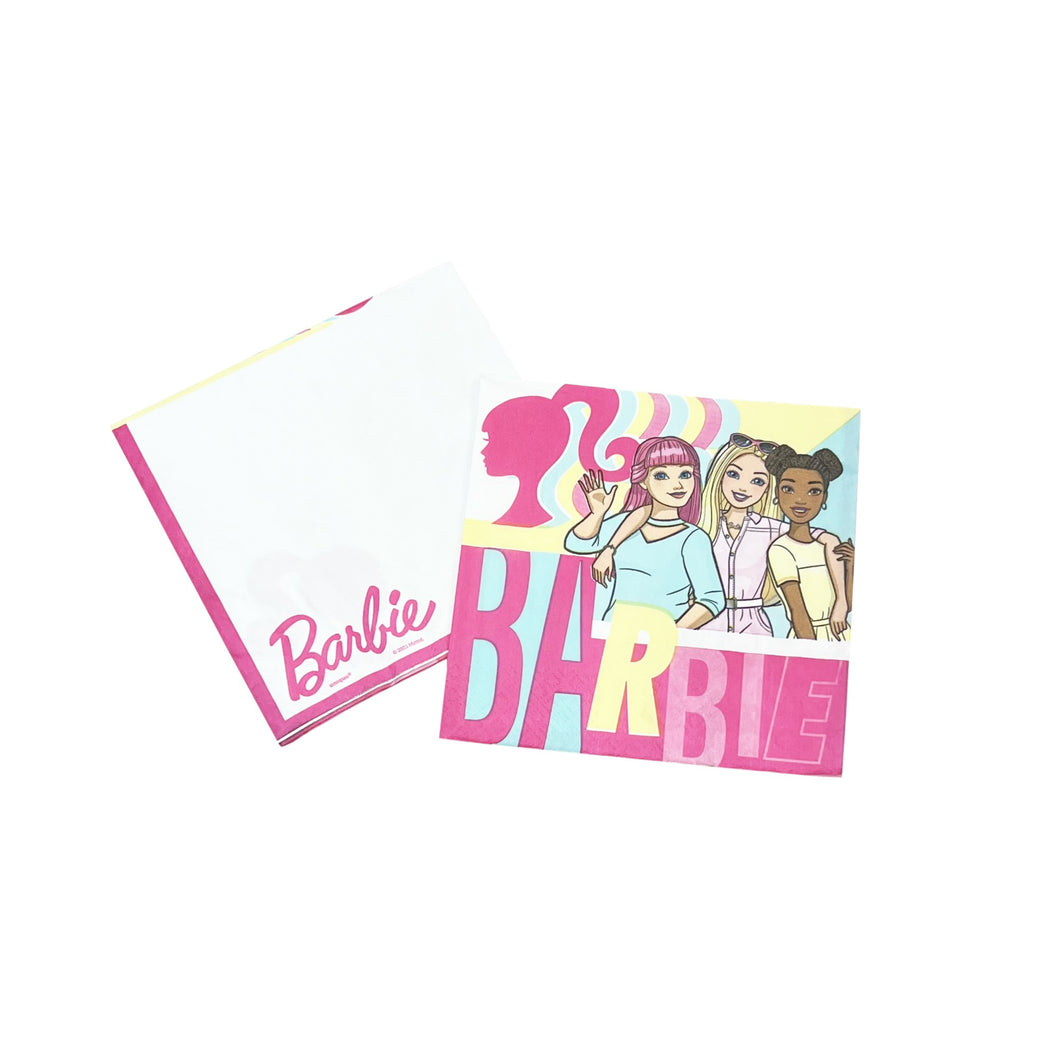 Barbie and Friends Luncheon Napkins - 16 Napkins/Pack or 192 Napkins/Unit