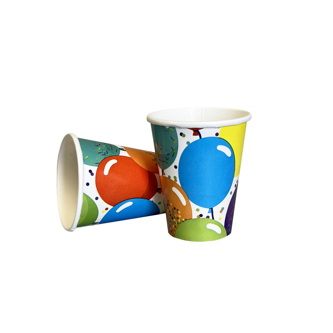 Birthday Celebration, 9oz Paper Cup - 50/Pack or 300/Case