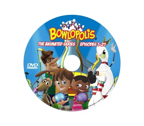Bowlopolis DVD, Episodes 1-21 - 100/Pack  - Party Direct