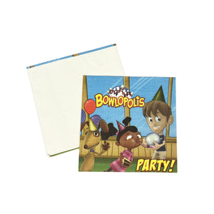 Bowlopolis Luncheon Napkins - 100/Pack or 1,000/Case