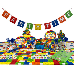 Building Blocks Birthday Party Deluxe Kit