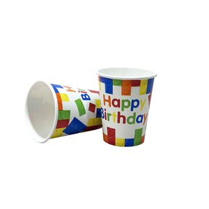 Building Blocks 9oz Cups