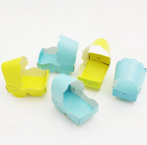 Baby Shower Buggy Nut Cups - 12 Buggies/Bag  - Party Direct