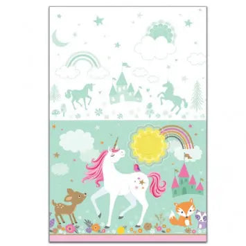 Believe in Unicorns Plastic Table Cover  - Party Direct