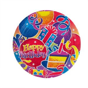 Birthday Fun  7" Plates - 500/Case  - Party Direct
