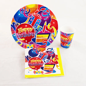 Birthday Fun 9" Economy Kit for 250  - Party Direct