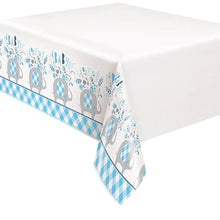 Load image into Gallery viewer, Blue &quot;Floral Elephant&quot; Table Cover - 1 Each  - Party Direct
