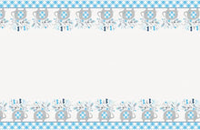 Load image into Gallery viewer, Blue &quot;Floral Elephant&quot; Table Cover - 1 Each or 12/Unit  - Party Direct
