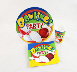 Bowling Party 7" Economy Kit for 250  - Party Direct