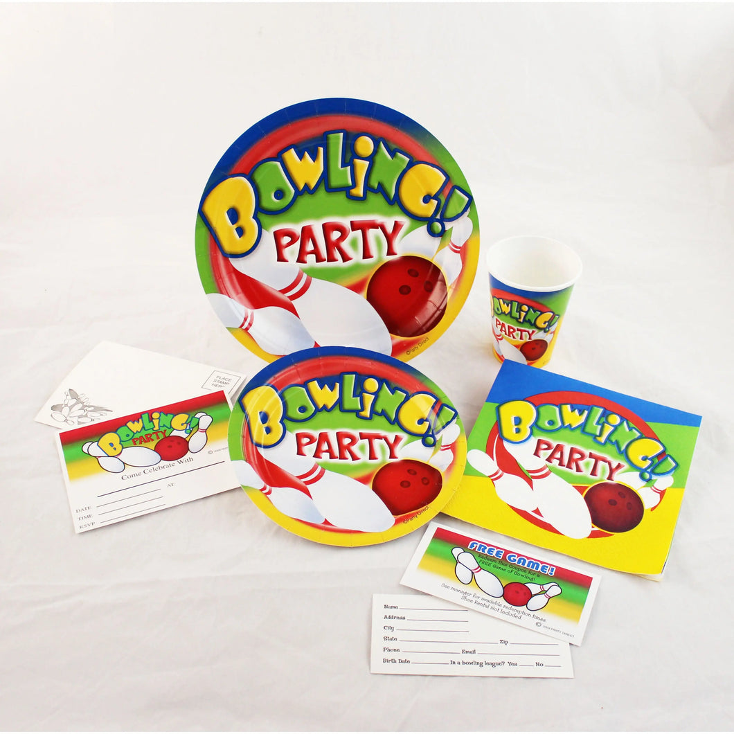 Bowling Party Deluxe Kit for 250  - Party Direct