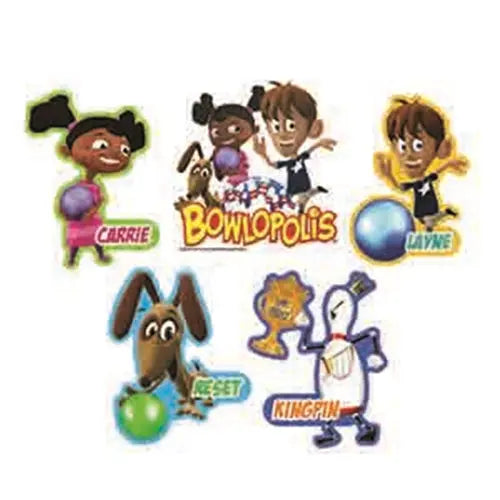 Bowlopolis Temporary Tattoos - 200/Pack  - Party Direct