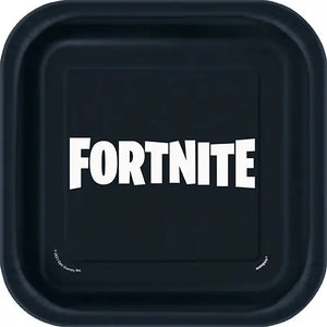 Fortnite 7in Plates - 8 Plates/Pack or 48 Plates/Case - Party Direct