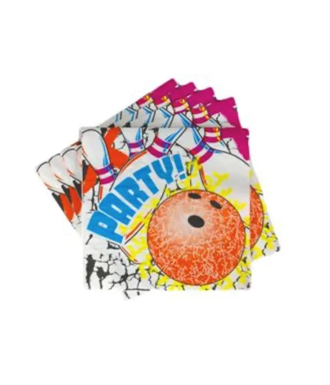 Cosmic Glow Bowling Napkins - 1000/Case  - Party Direct