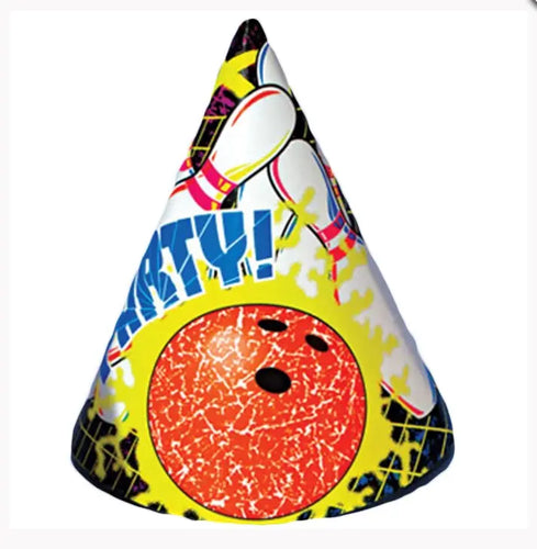Cosmic Glow Bowling Party Hats - 250/Case  - Party Direct