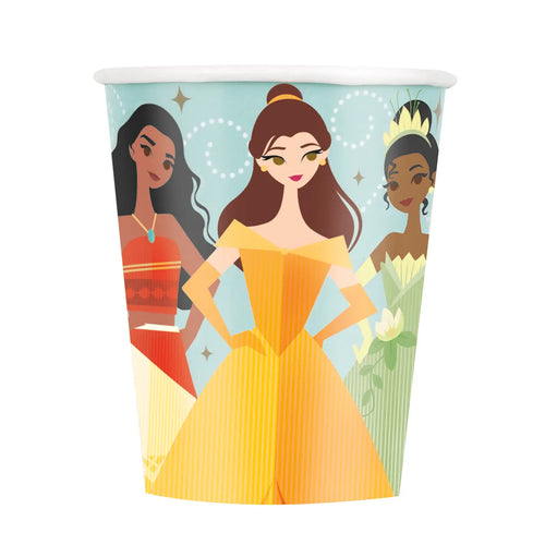 Disney Princess 9oz Cups - 8 Cups/Pack or 96 Cups/Unit Party Direct