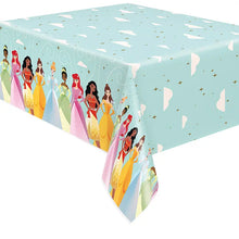 Load image into Gallery viewer, Disney Princess Plastic Table Cover - 1 Each or 12 Tablecovers/Unit Party Direct
