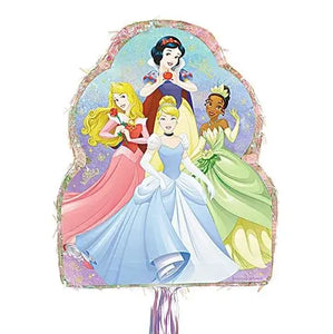 Copy of "Disney Princesses", 2-Sided, Heart-Shaped, Pull-String Piñata - 1/Pack or 4/Unit Party Direct
